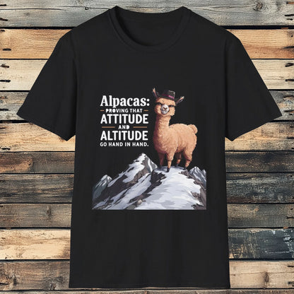 Alpaca Attitude Tee - Summit Style with a Spirited Edge