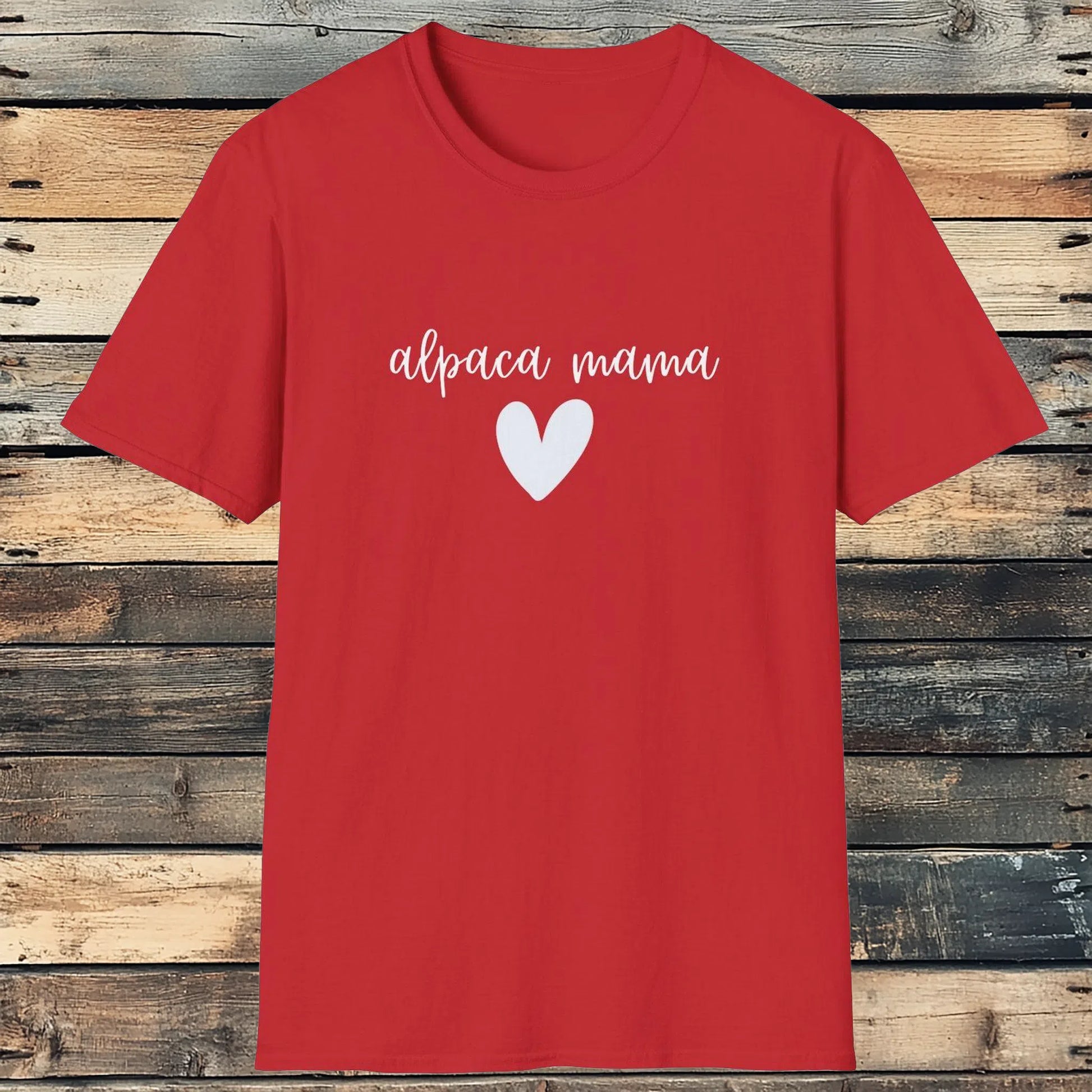 Alpaca Mama Shirt - Softstyle Comfort with Heartfelt Design