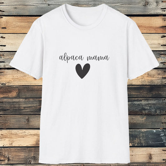 Alpaca Mama Tee - Cozy Cotton Embrace for Alpaca Enthusiasts