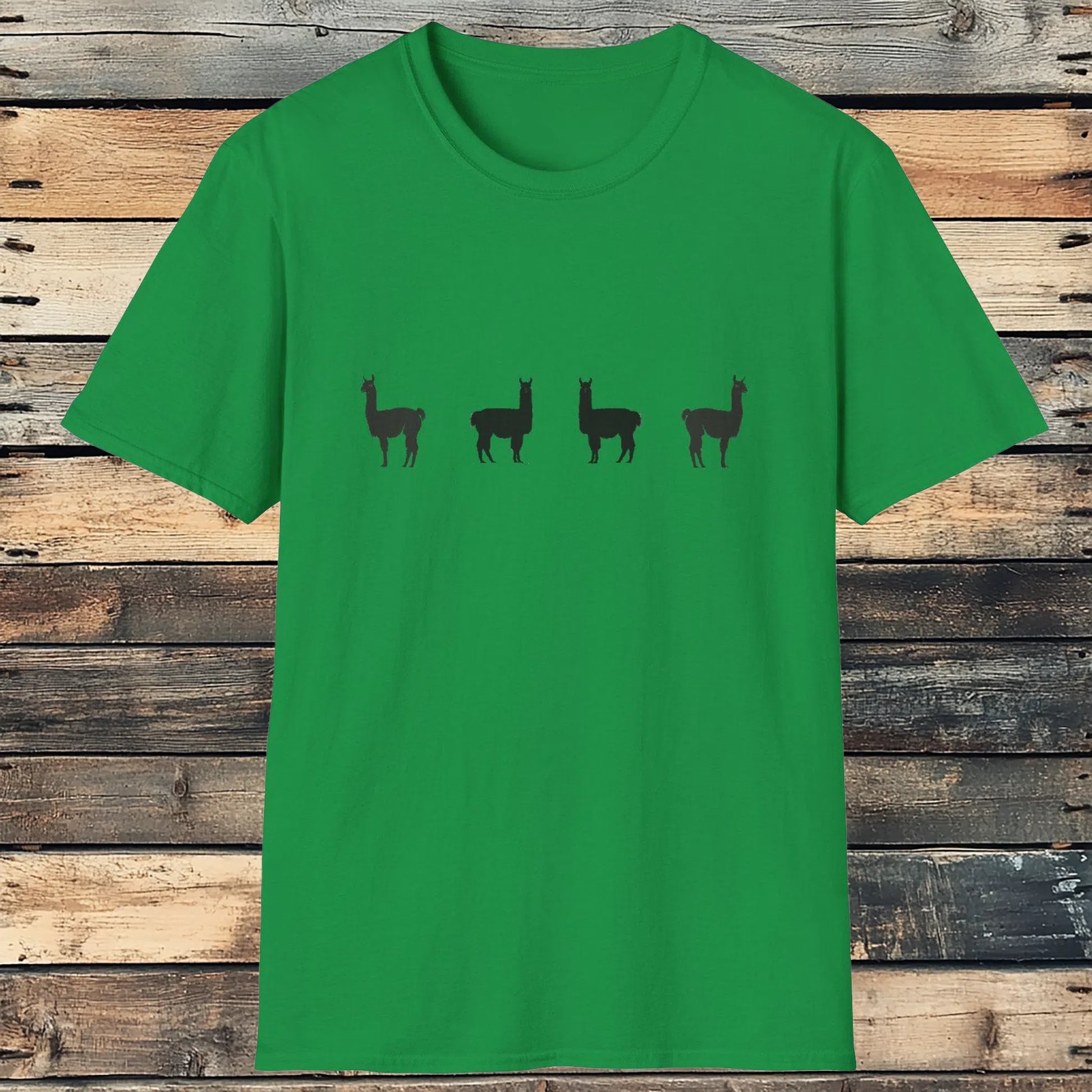 Alpaca Silhouette Shirt - Chic Minimalism for Alpaca Admirers