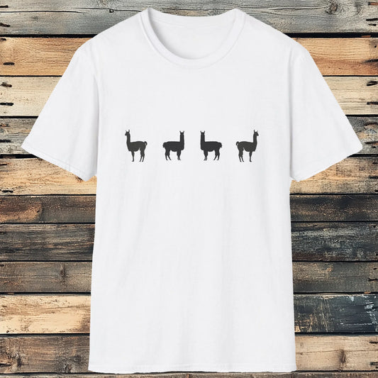 Alpaca Silhouette Shirt - Chic Minimalism for Alpaca Admirers