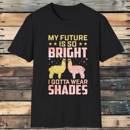 Bright Future Alpaca Tee - Sunny Outlook with a Stylish Spin