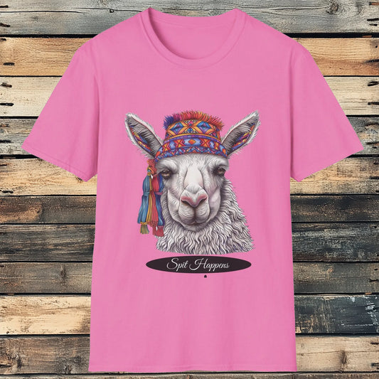 Spit Happens Alpaca Tee - Wear a Dash of Attitude