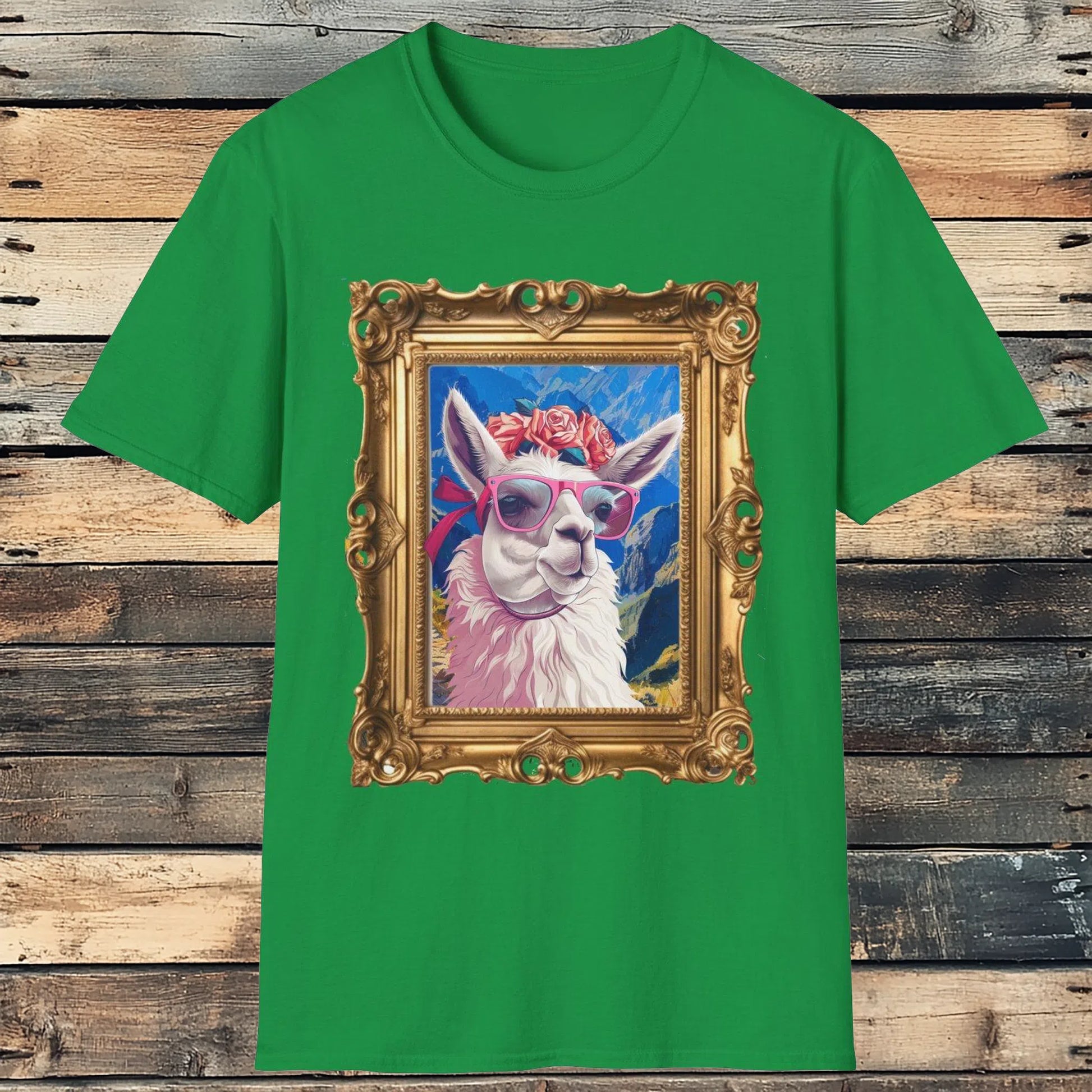 Viva Fiesta Alpaca Tee - A Portrait of Celebration