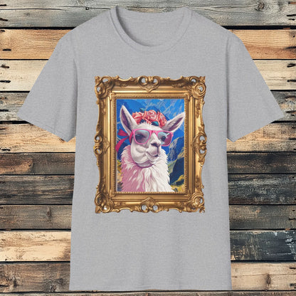 Viva Fiesta Alpaca Tee - A Portrait of Celebration