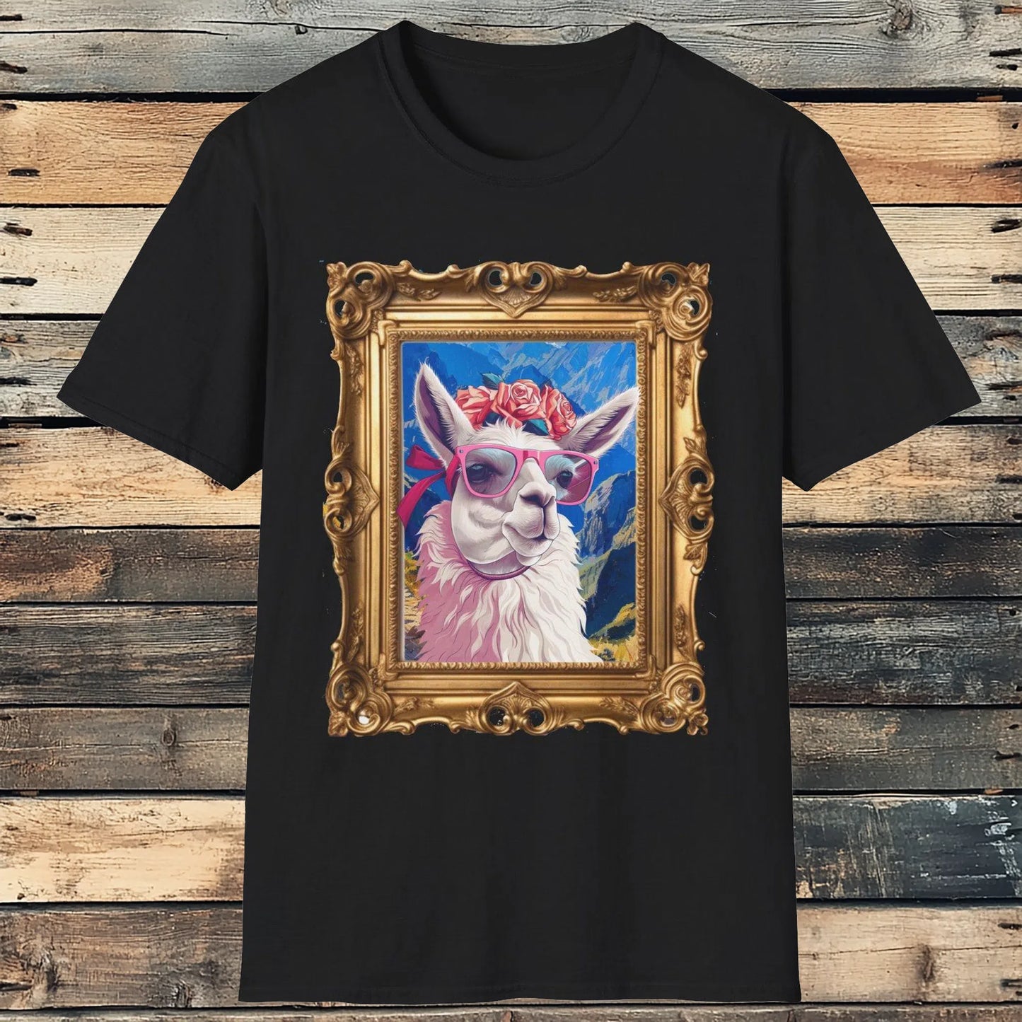 Viva Fiesta Alpaca Tee - A Portrait of Celebration