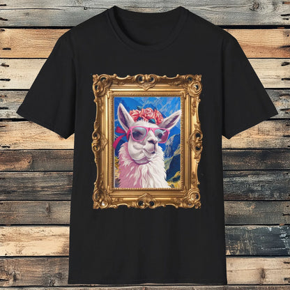 Viva Fiesta Alpaca Tee - A Portrait of Celebration